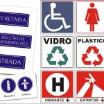 Placa de sinalização interna Curitiba